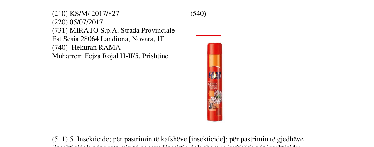 Zëri i markës Markë figurative në buletin