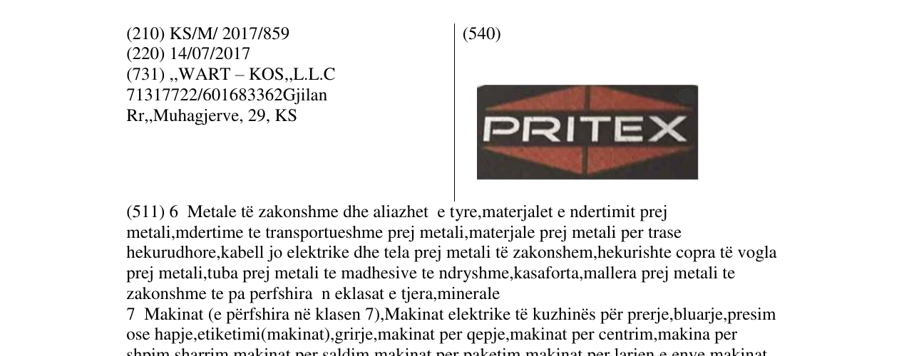 Zëri i markës Markë figurative në buletin