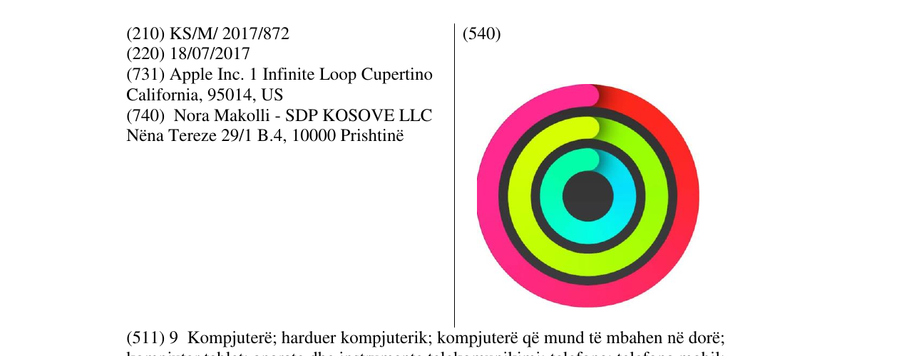 Zëri i markës Markë figurative në buletin