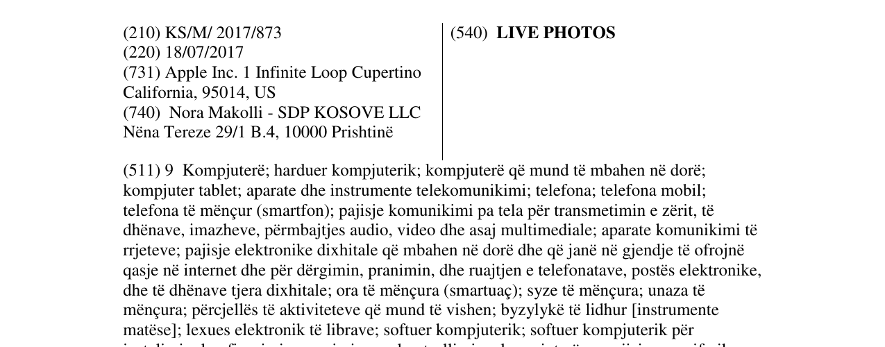 Zëri i markës LIVE PHOTOS në buletin