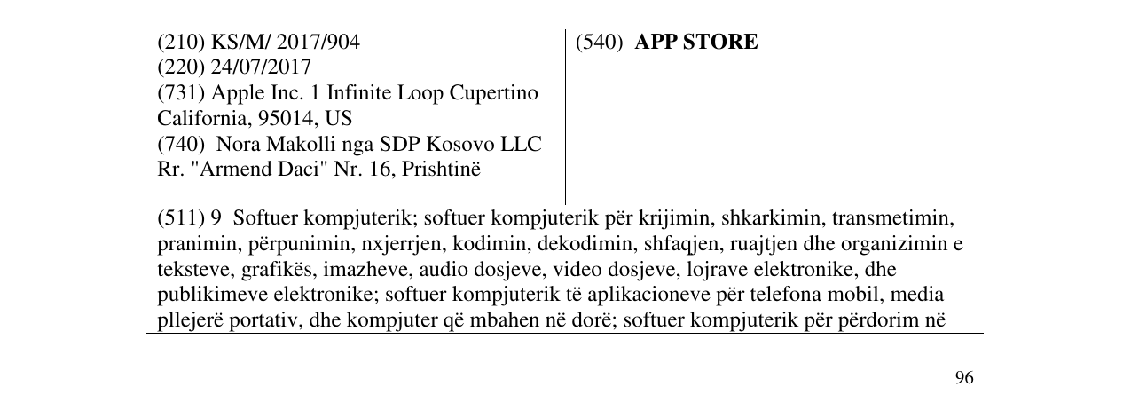 Zëri i markës APP STORE në buletin
