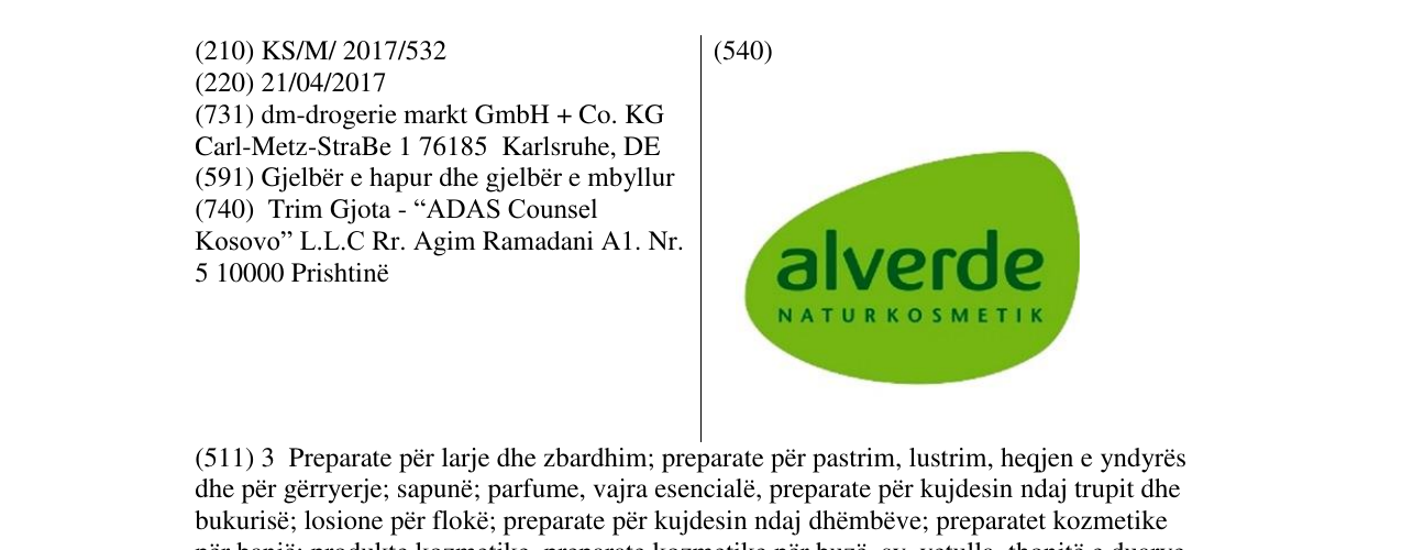 Zëri i markës alverde në buletin