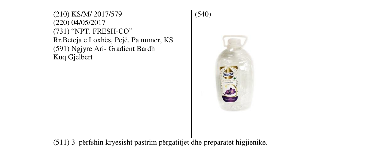 Zëri i markës Hello në buletin