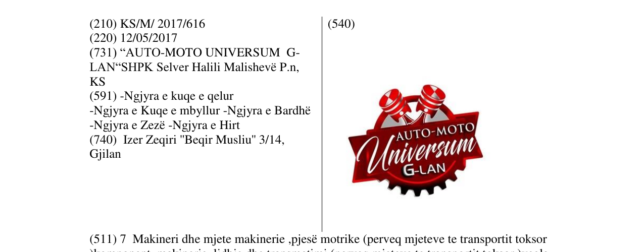 Zëri i markës Markë figurative në buletin