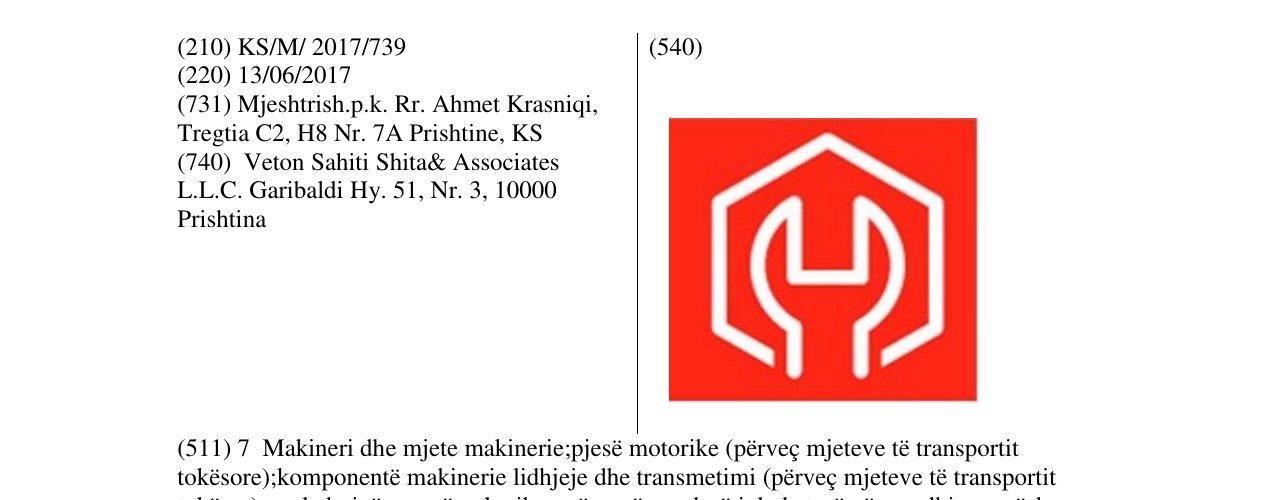 Zëri i markës Markë figurative në buletin
