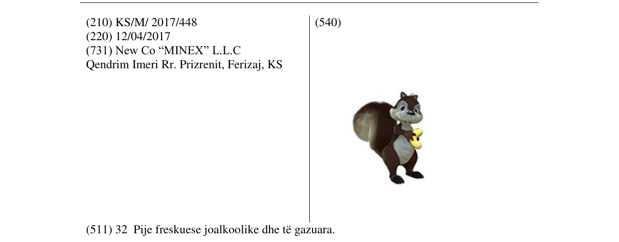 Zëri i markës Markë figurative në buletin