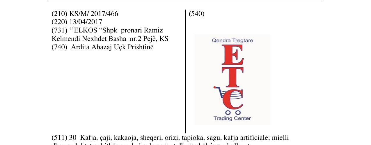 Zëri i markës ETC në buletin