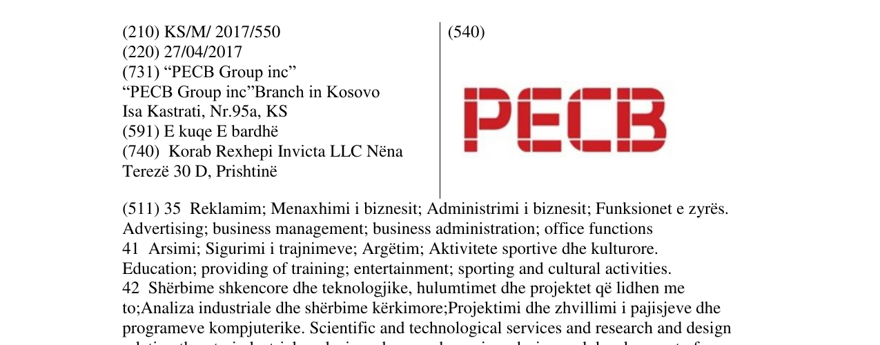 Zëri i markës PECB në buletin