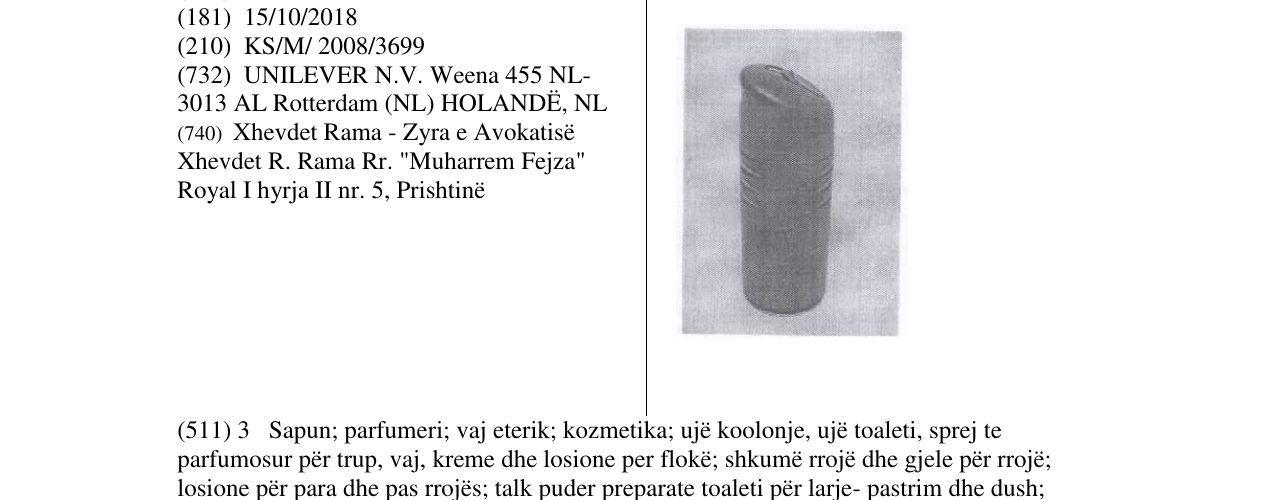 Zëri i markës AXE në buletin