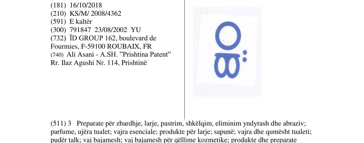 Zëri i markës OB në buletin
