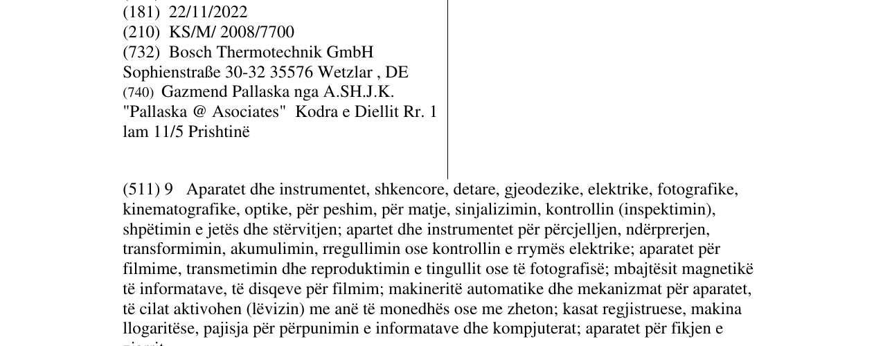 Zëri i markës Logamatic në buletin