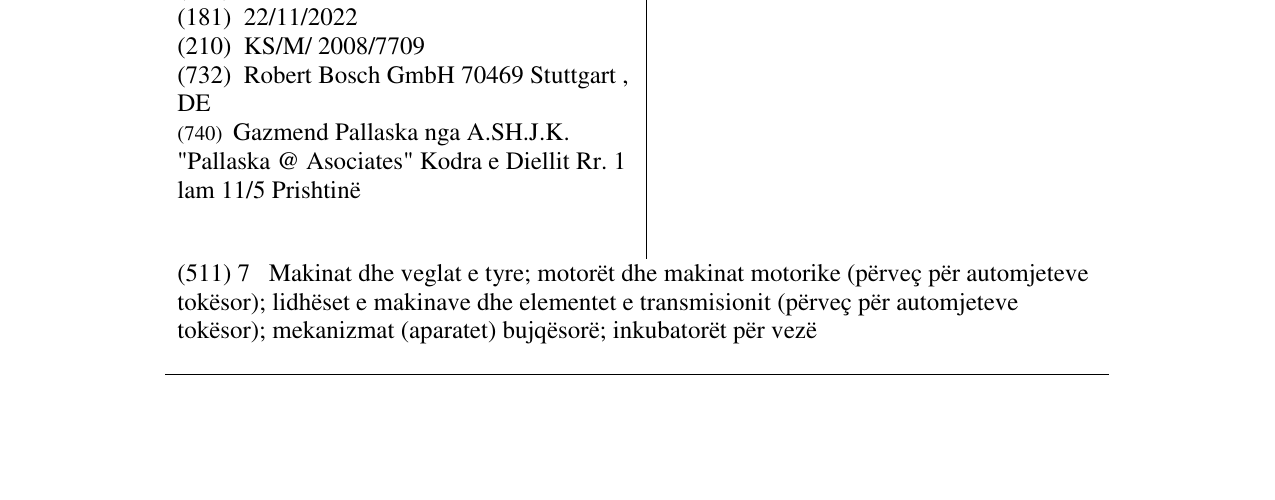 Zëri i markës DURATERM në buletin