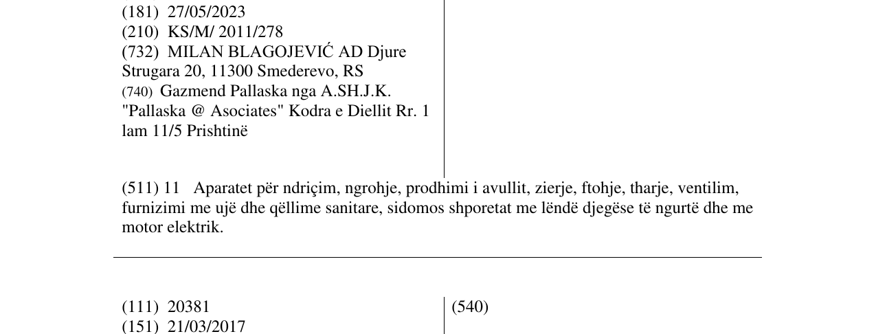 Zëri i markës TERMO MAGNUM në buletin