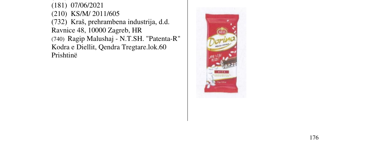 Zëri i markës Dorina në buletin
