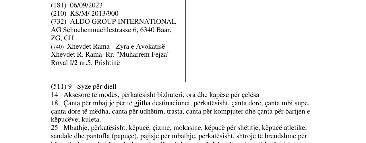 Zëri i markës CALL IT SPRING në buletin