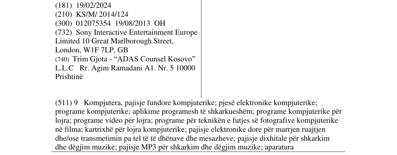Zëri i markës PS4 në buletin