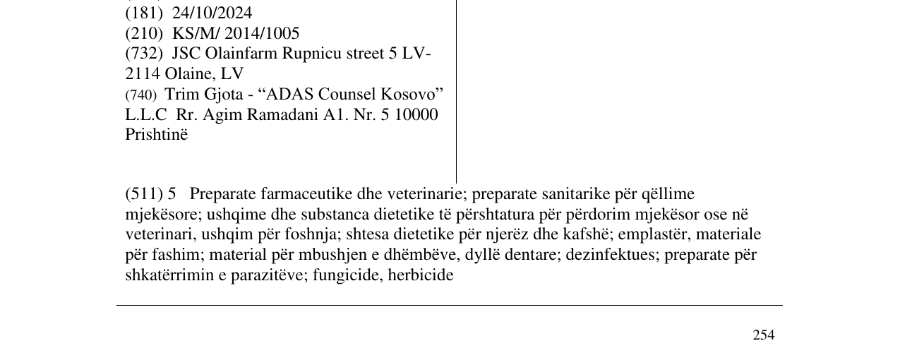 Zëri i markës Vazonat në buletin
