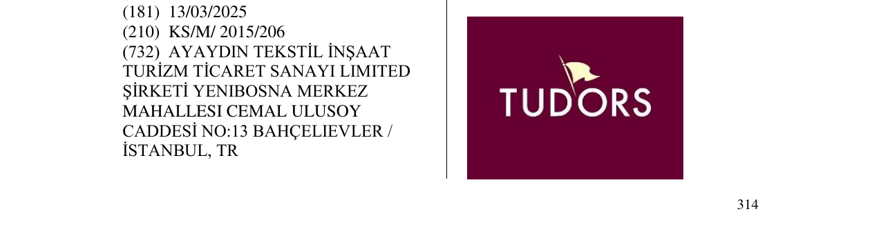 Zëri i markës TUDORS në buletin
