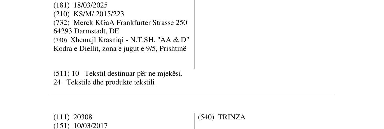 Zëri i markës ALLERGOCOVER në buletin
