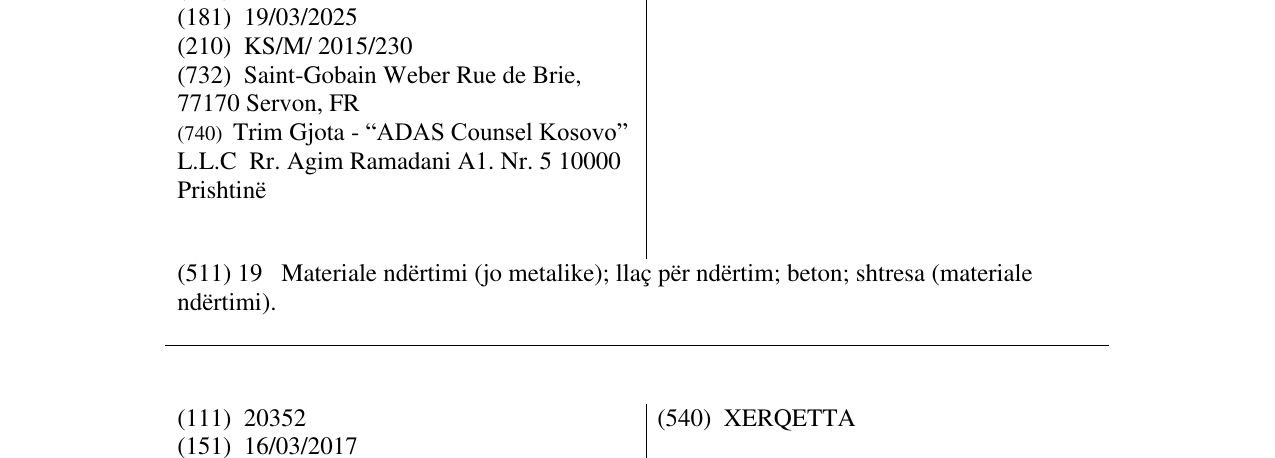 Zëri i markës WEBER.TEC në buletin