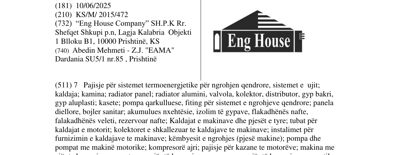 Zëri i markës Markë figurative në buletin