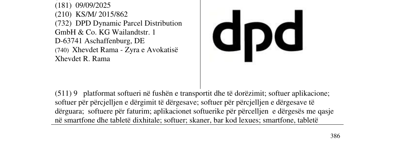 Zëri i markës Markë figurative në buletin