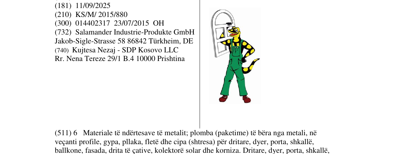 Zëri i markës Markë figurative në buletin