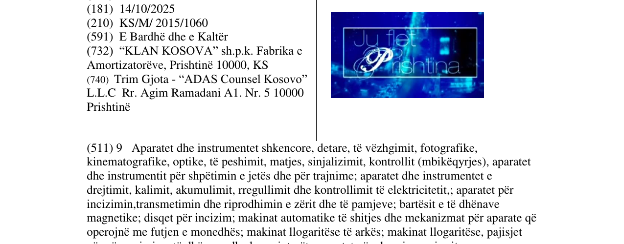 Zëri i markës Ju flet Prishtina në buletin