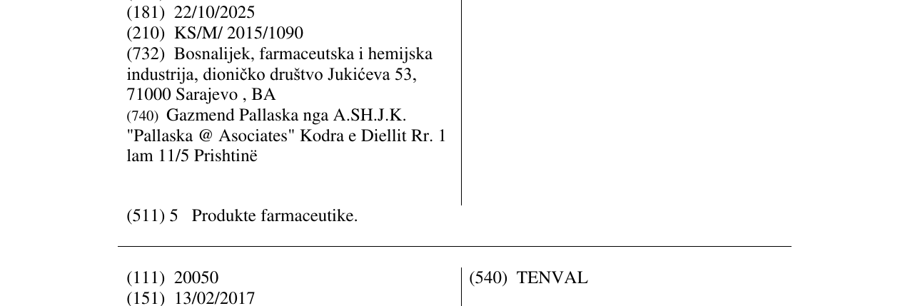 Zëri i markës ALTIOKS në buletin