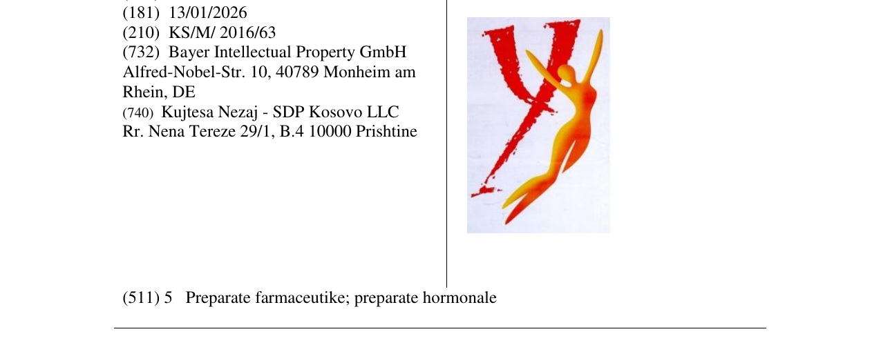 Zëri i markës Markë figurative në buletin