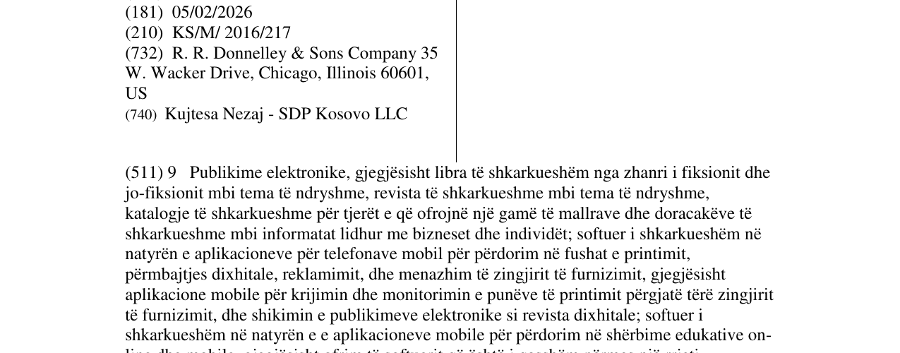 Zëri i markës LSC COMMUNICATIONS në buletin