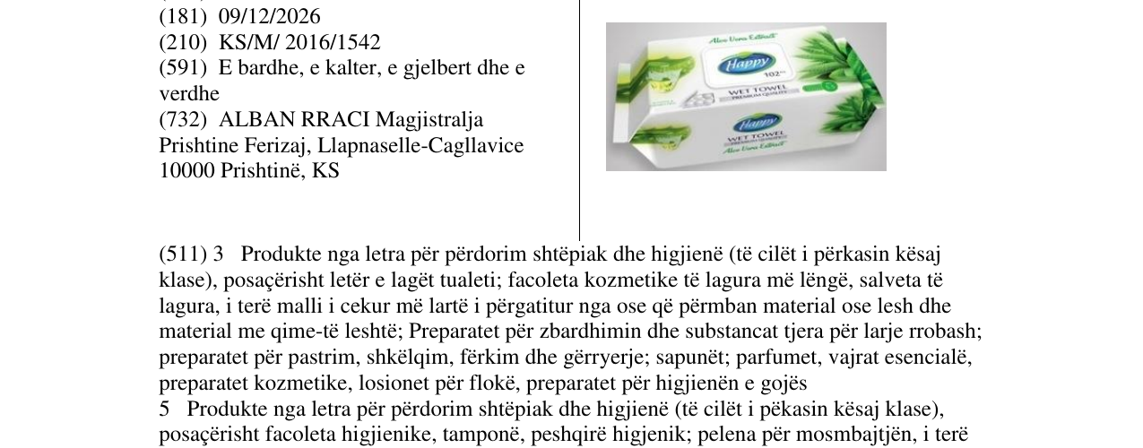 Zëri i markës Happy në buletin