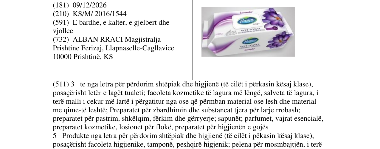 Zëri i markës Happy në buletin
