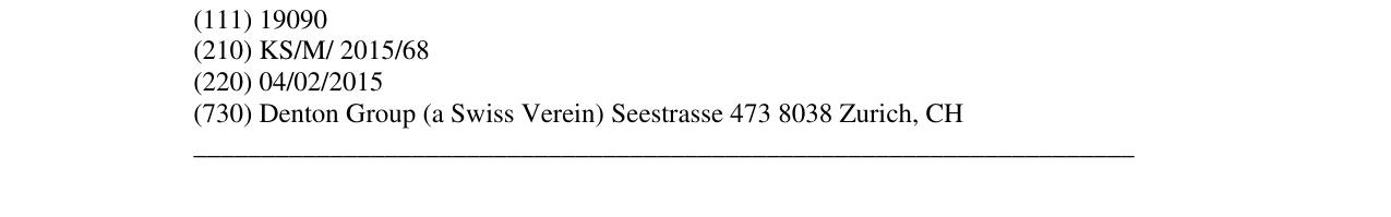 Zëri i markës DENTONS në buletin