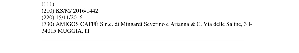 Zëri i markës IL MINGARDI në buletin