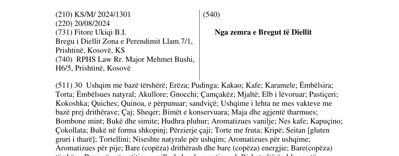 Zëri i markës Nga zemra e Bregut të Diellit në buletin