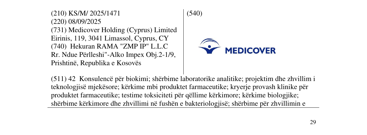 Zëri i markës MEDICOVER në buletin
