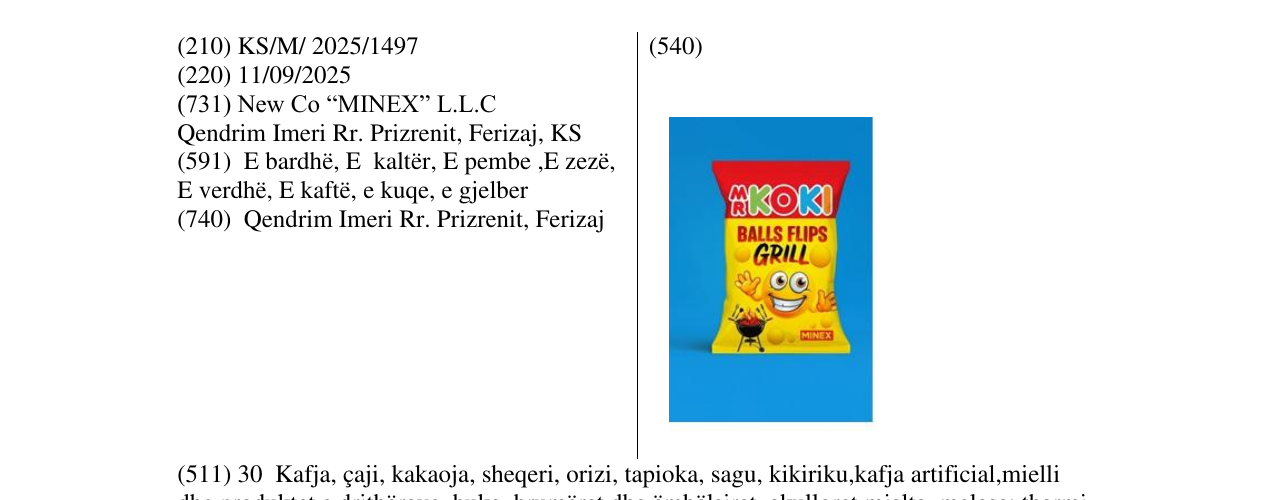 Zëri i markës ME KOKI në buletin