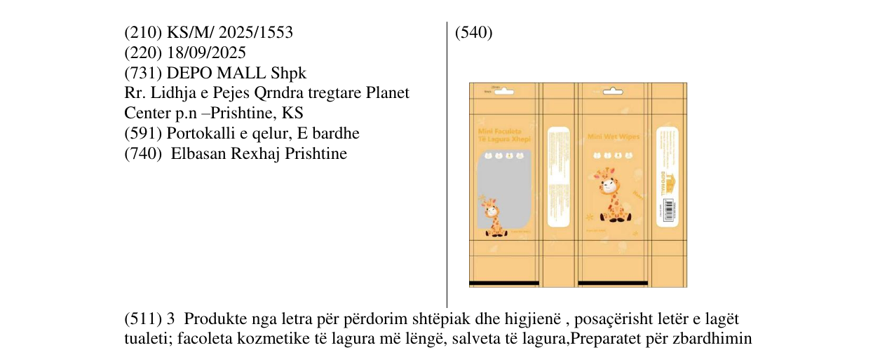 Zëri i markës Mini Cep në buletin