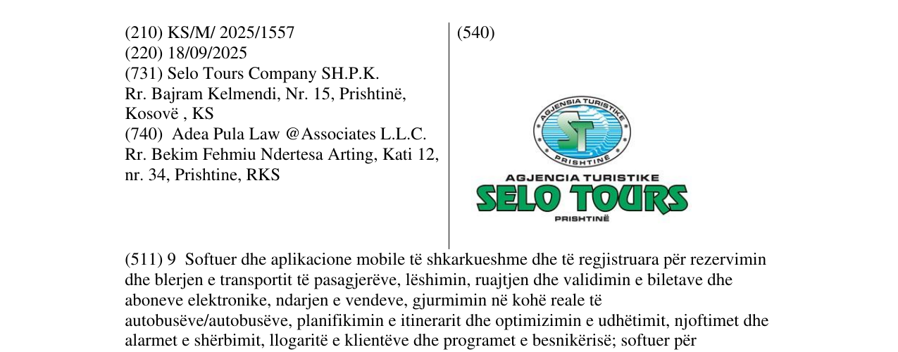 Zëri i markës SELO TOURS në buletin