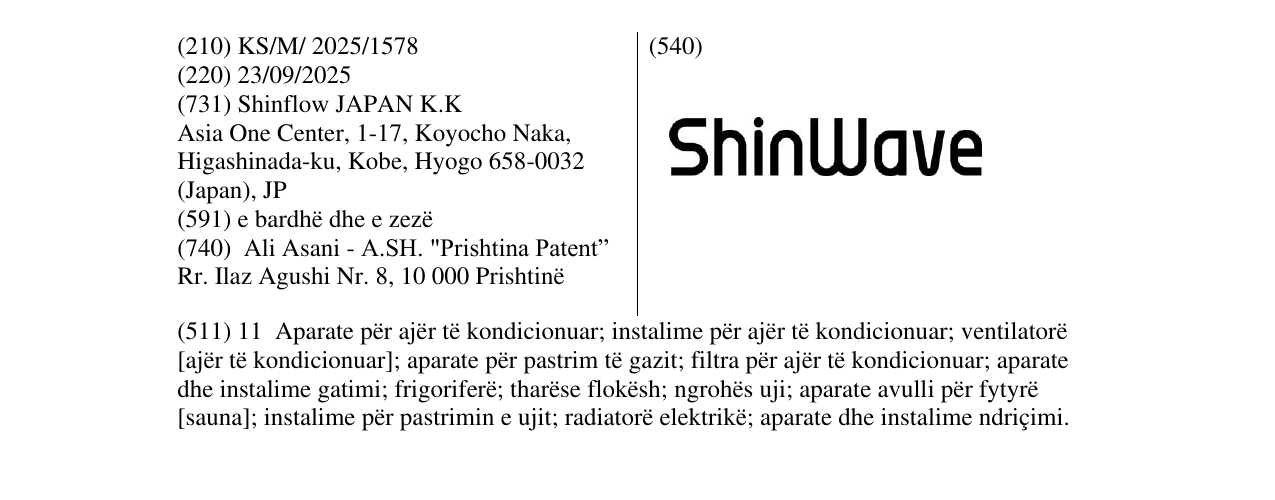 Zëri i markës ShinWave në buletin
