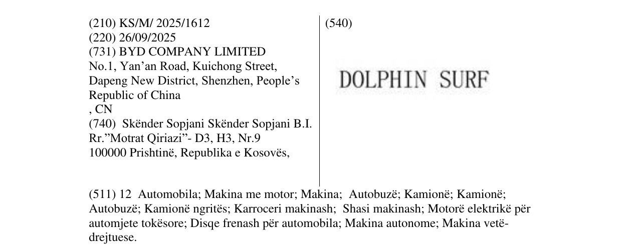 Zëri i markës DOLPHIN SURF në buletin