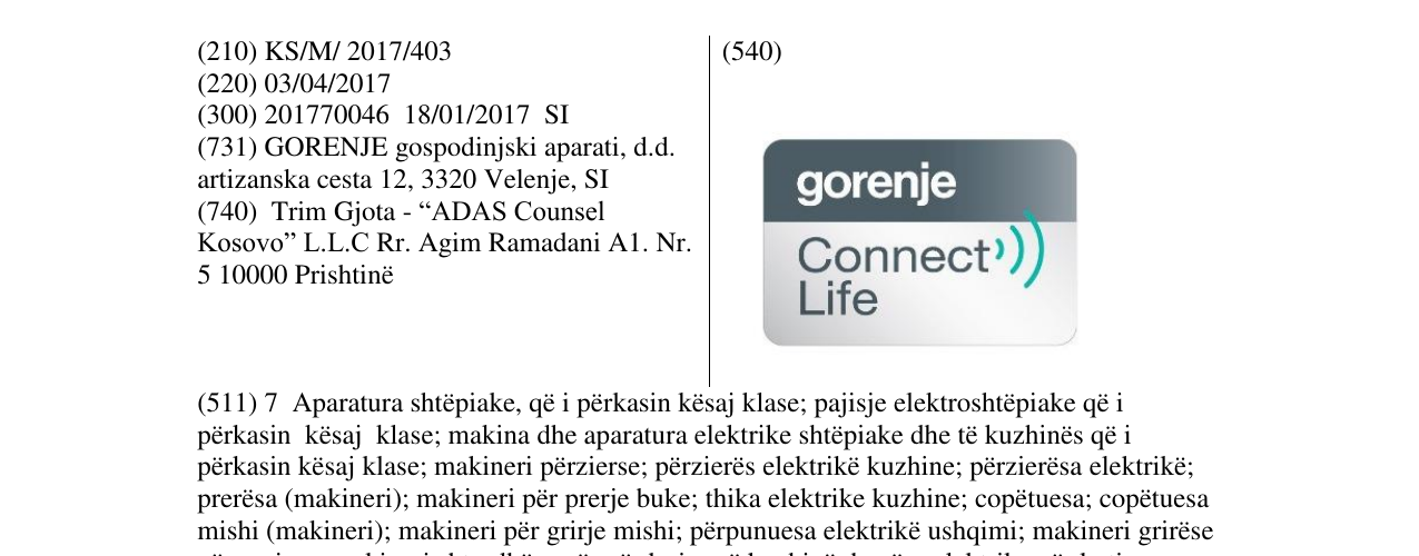Zëri i markës gorenje Connect Life në buletin