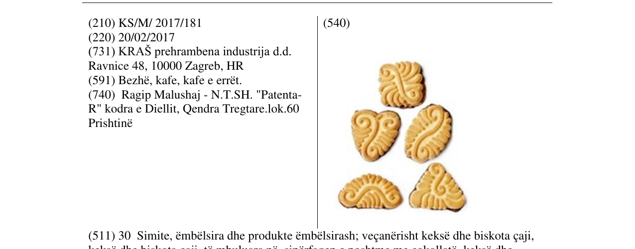 Zëri i markës Markë figurative në buletin
