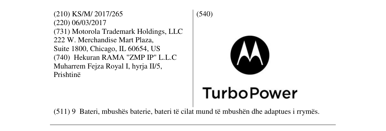 Zëri i markës TurboPower në buletin
