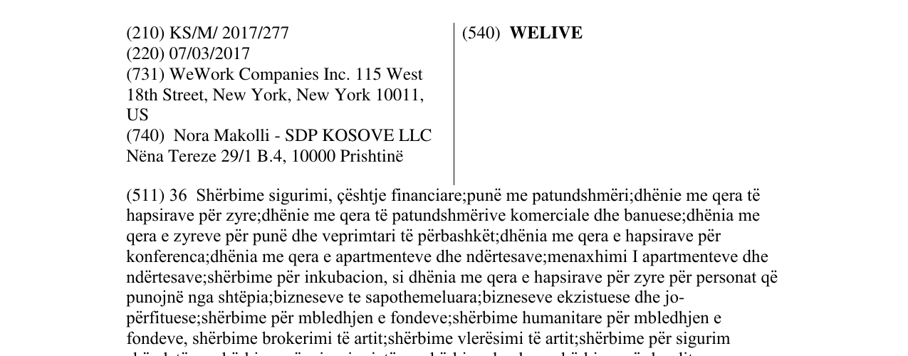 Zëri i markës WELIVE në buletin