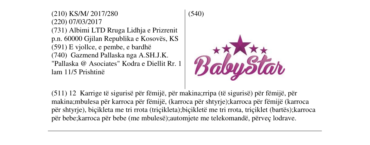 Zëri i markës Markë figurative në buletin