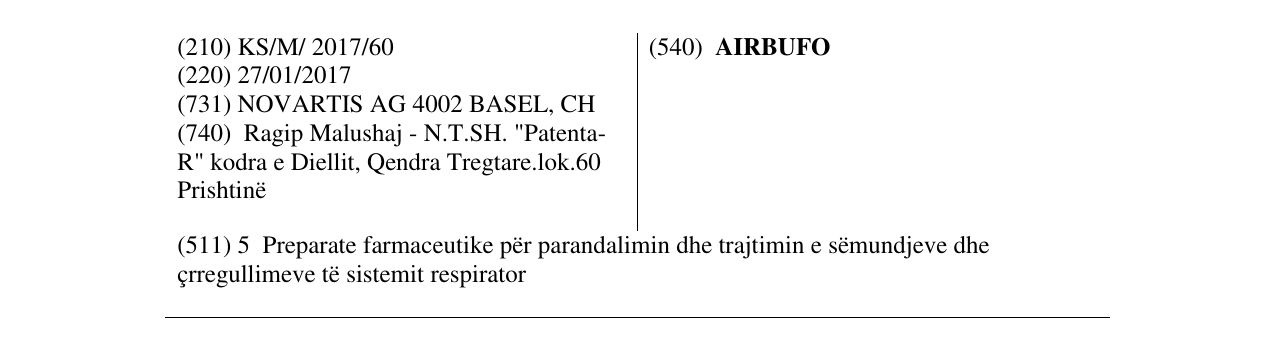 Zëri i markës AIRBUFO në buletin