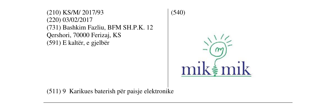 Zëri i markës mik mik në buletin