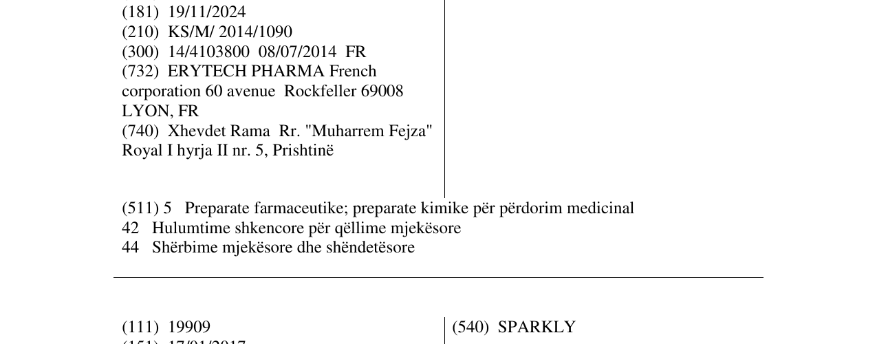 Zëri i markës ASPACELL në buletin